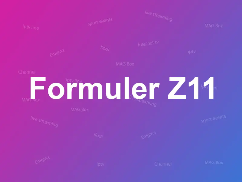 IPTV on Formuler Z11 Box via MYTV Online 3 app